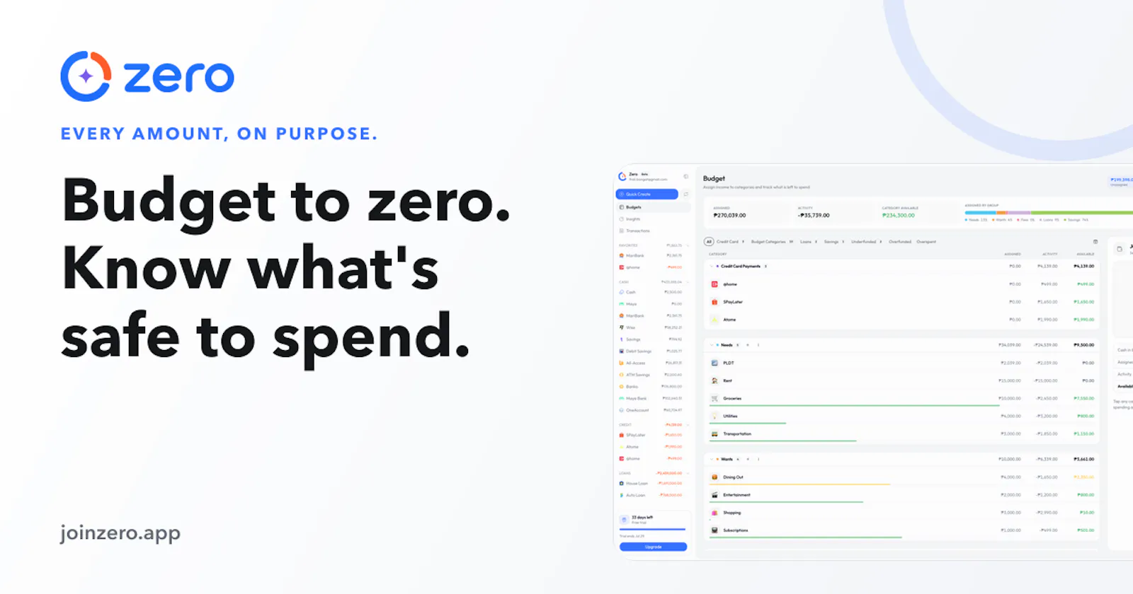 Zero: Budget with Zero screenshot 1