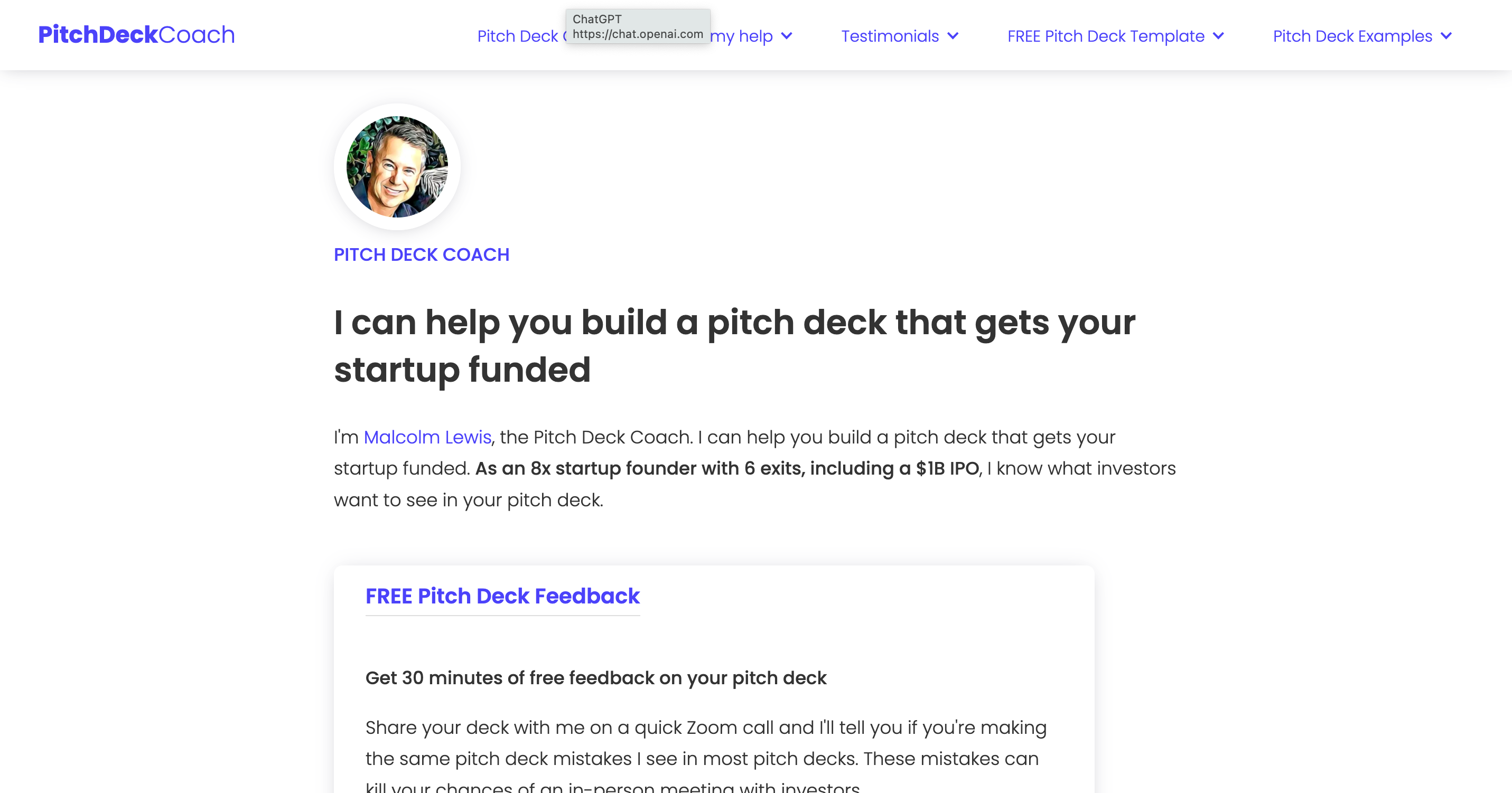 Pitchdeckcoach - Коучинг колоды для стартапов на ранней стадии медиа 1