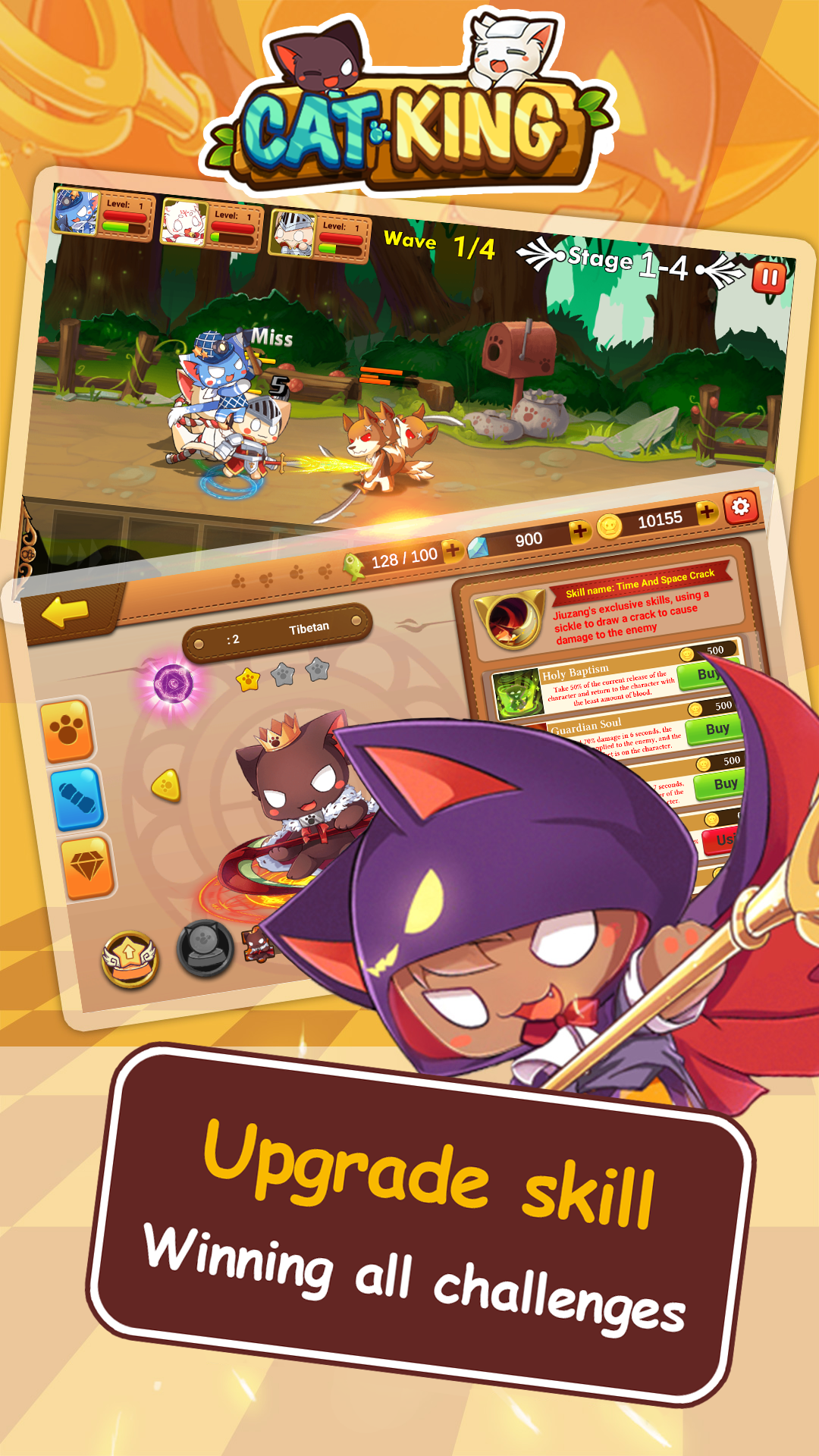 Cats King - Battle Dog Wars: RPG Summon gallery image