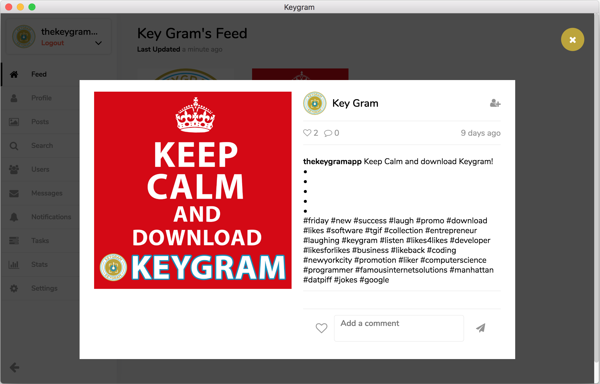 Keygram gallery image