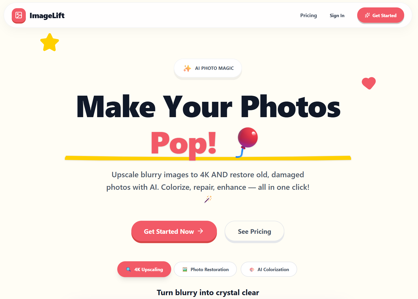 ImageLift.online - Main product screenshot demonstrating key features and user interface
