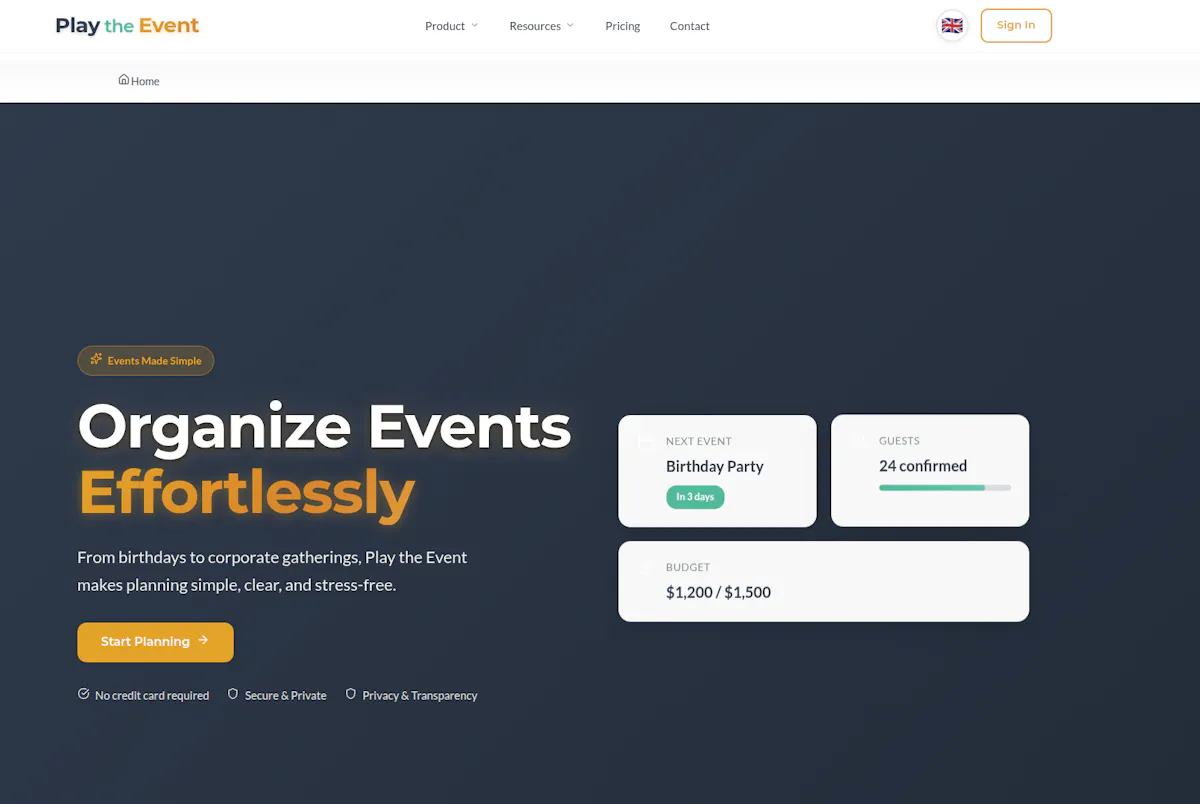 Play The Event