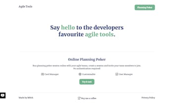 Agile Tools - Planning Poker Online gallery image