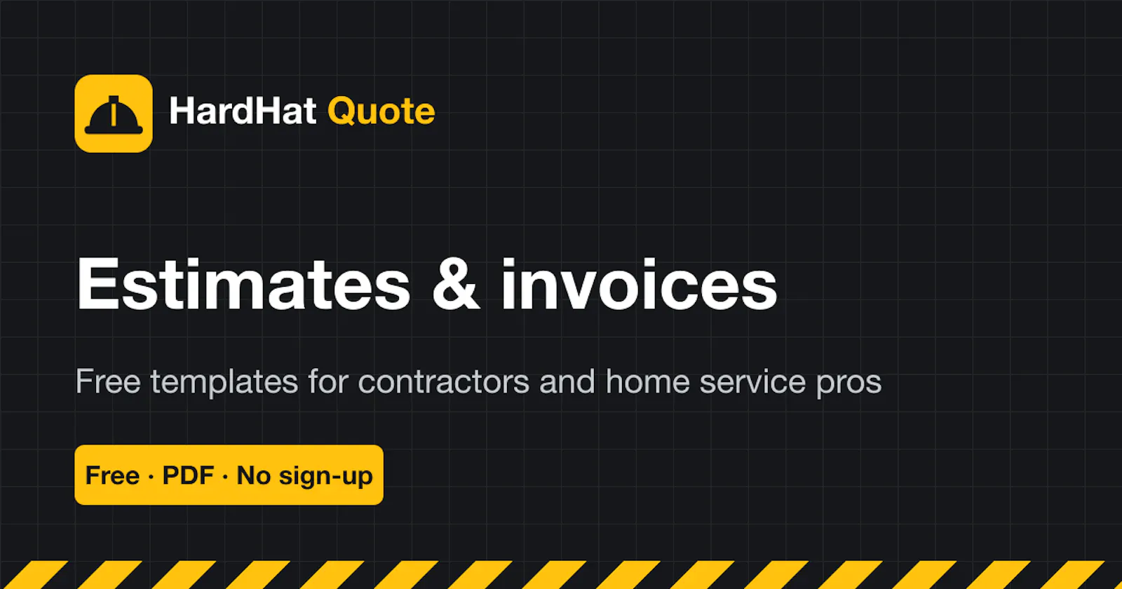HardHat Quote screenshot 1