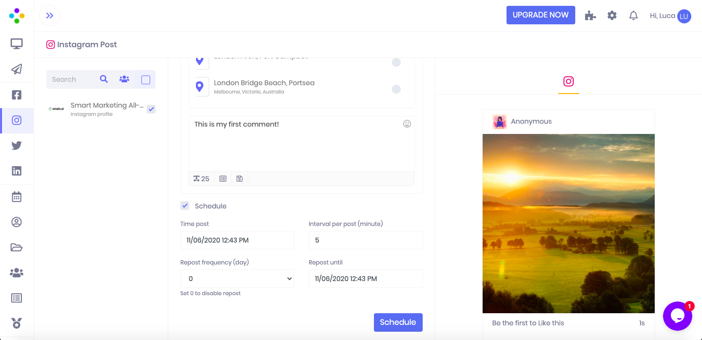 smaio.ai - Social Media Management Tool gallery image