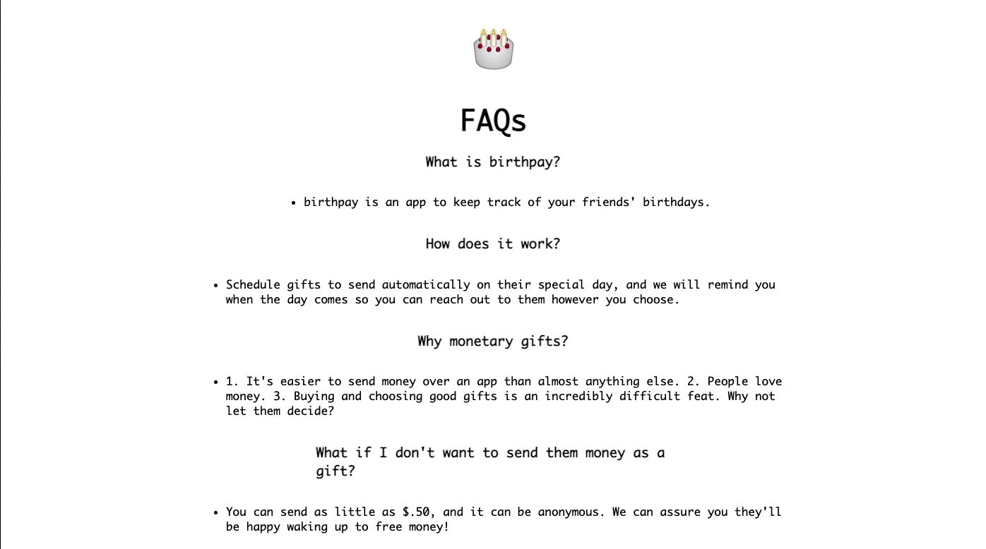 birthpay gallery image