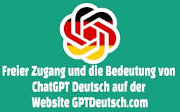 ChatGPT Deutsch - GPTDeutsch.com media 2