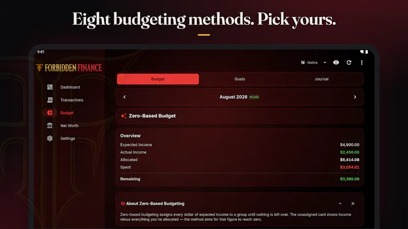 Forbidden Finance screenshot 2