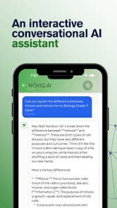 NOViQ — Learning with AI - Main screenshot showing features and interface