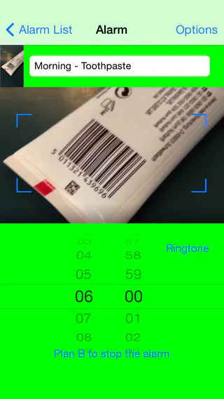 Barcode Alarm Clock Image