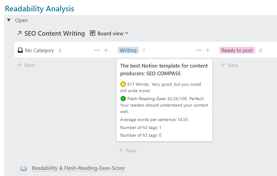 SEO Compass for Notion gallery image