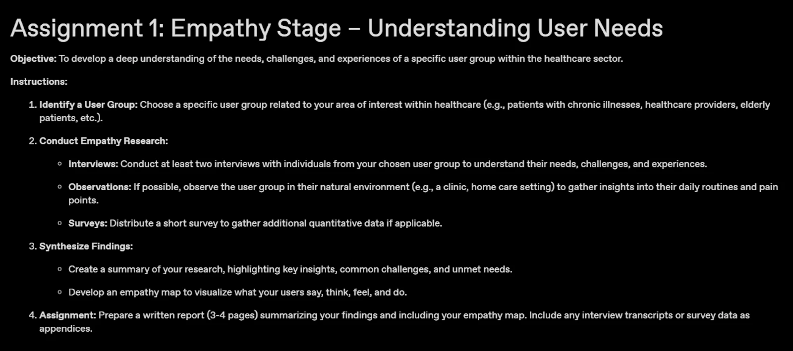 Design Thinking in Healthcare Innovation screenshot 4