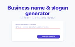 Business name and slogan generator media 1