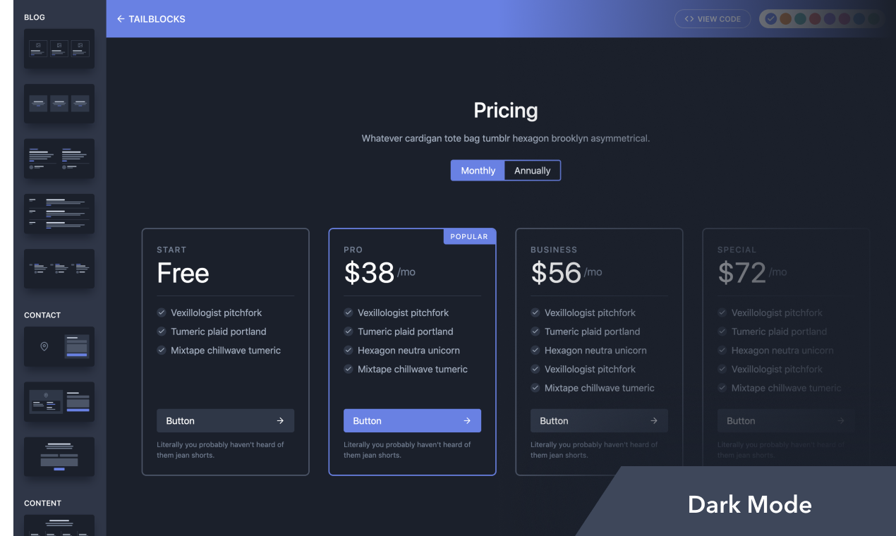 tailblocks gallery image