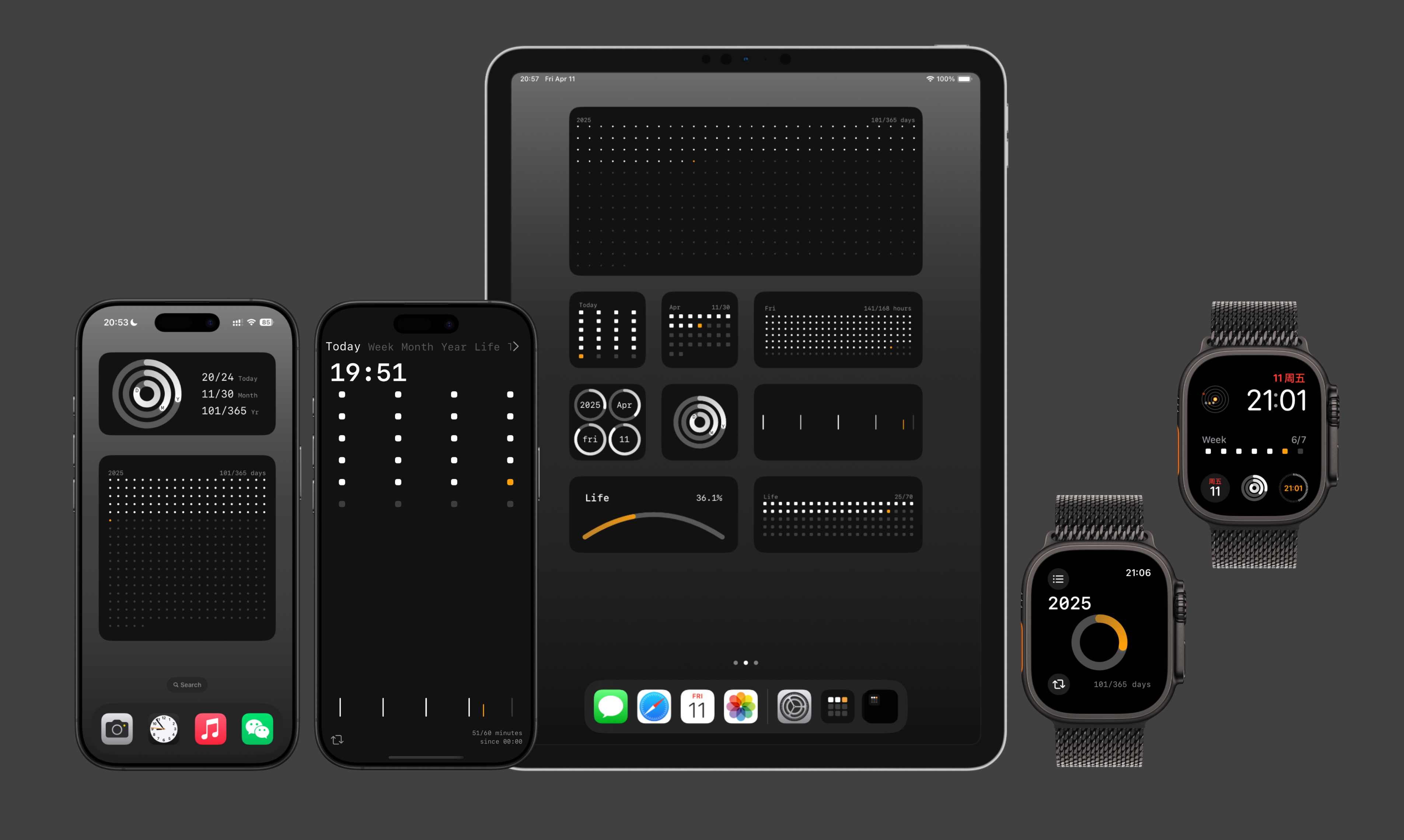 Life Widget - Time progress tracking app media 5