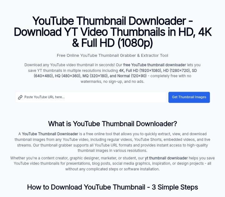 Thumbnail Downloader  gallery image