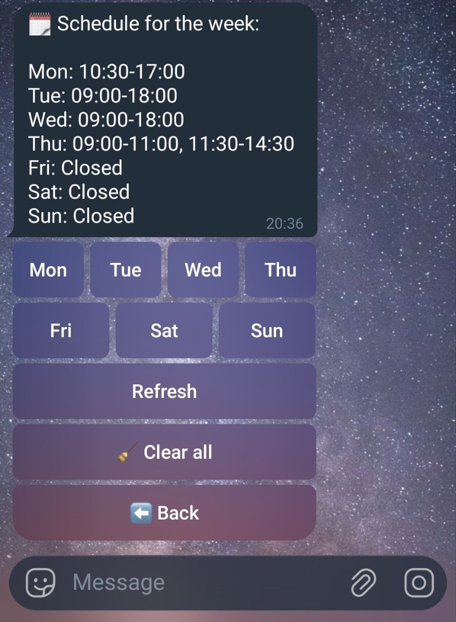 SalonBot — Telegram Booking System gallery image