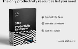 280+ Productivity Resources media 1