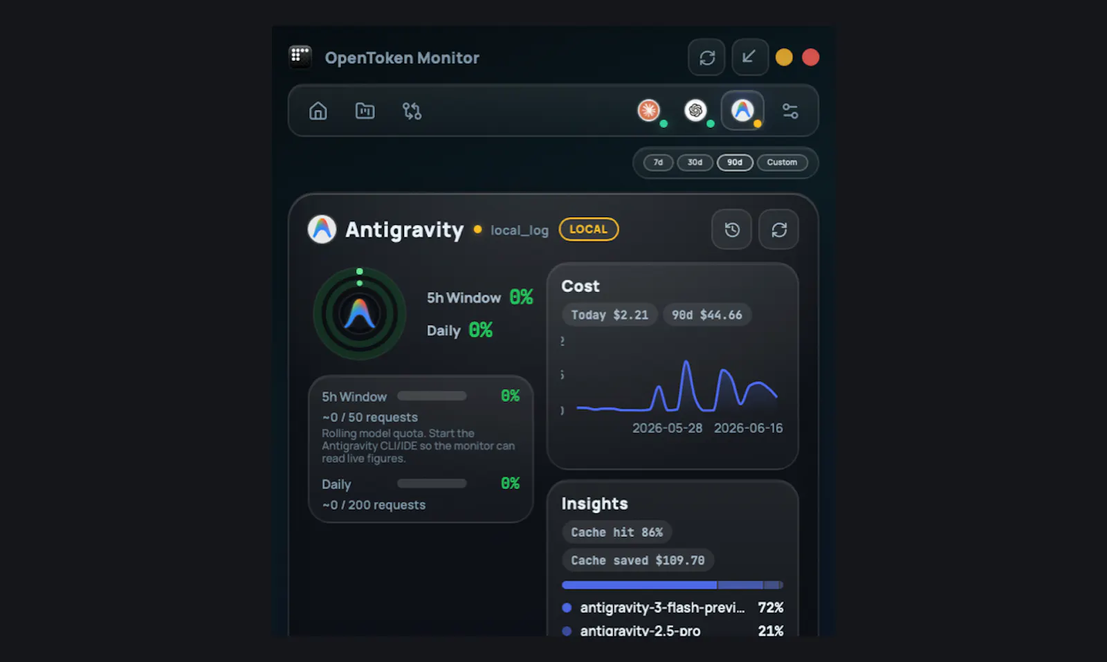 OpenToken Monitor screenshot 6
