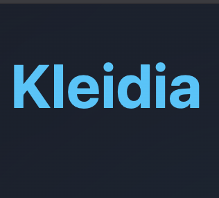 Kleidia - Product Hunt launch logo