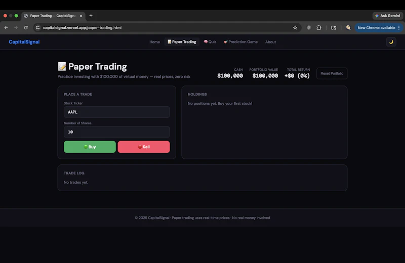 CapitalSignal screenshot 3