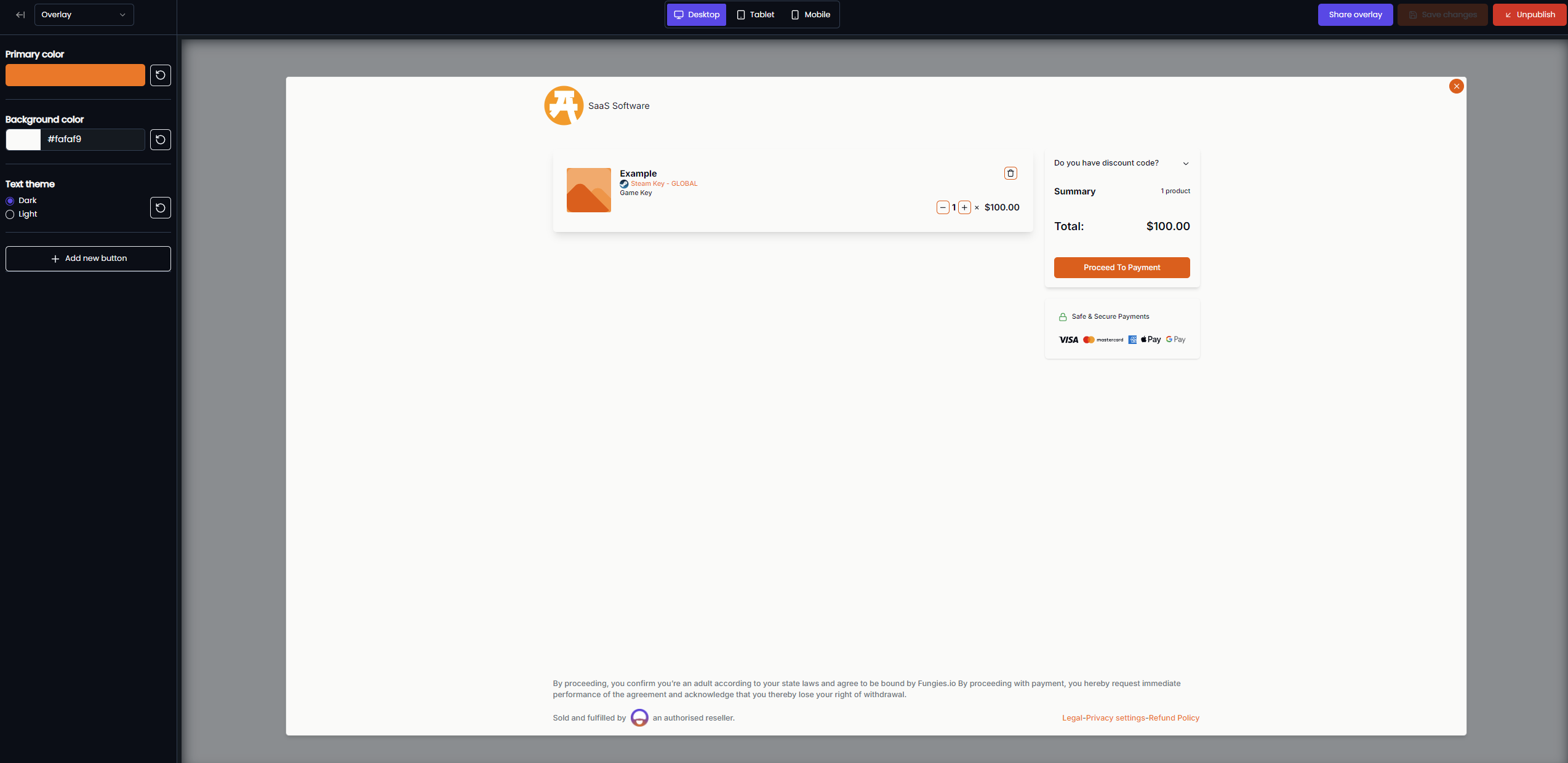 Fungies.io - Все цифровые платежи и магазины в одном медиа 12