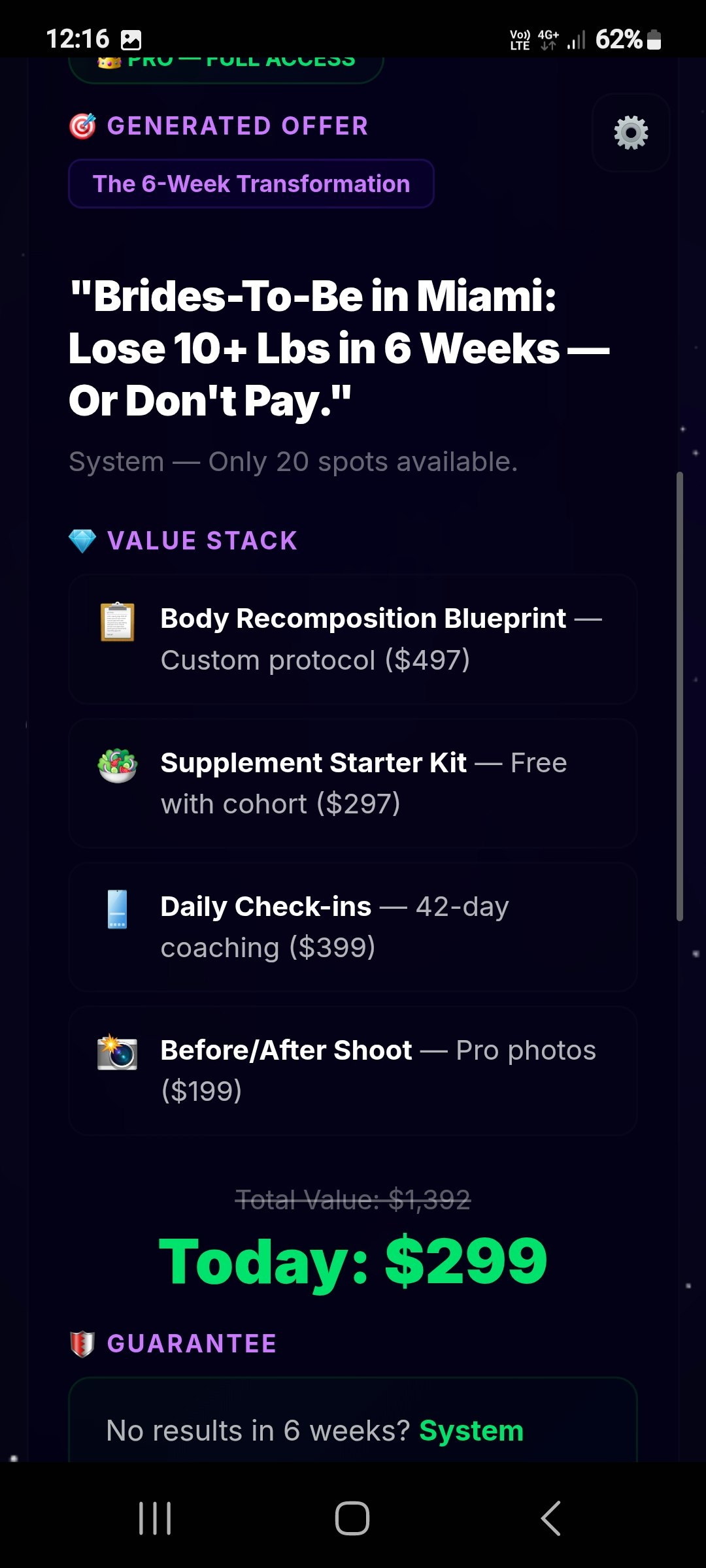 GymSite Offer Architect gallery image
