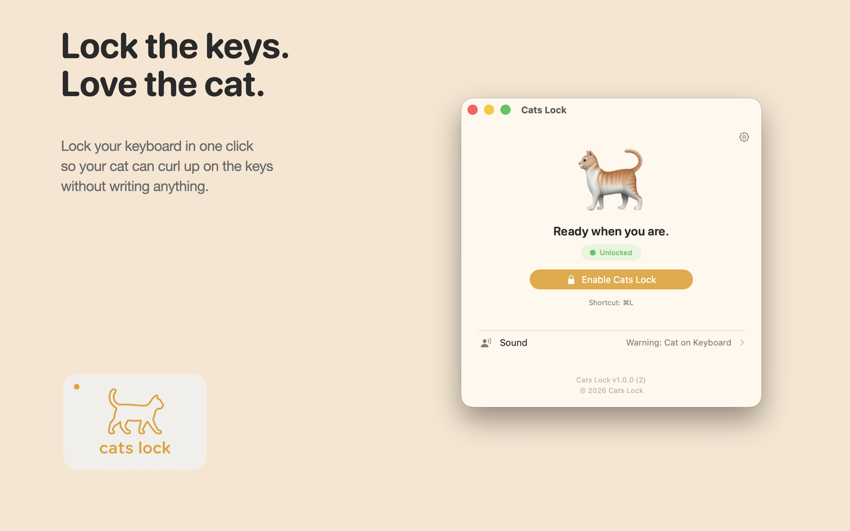 Cats Lock gallery image