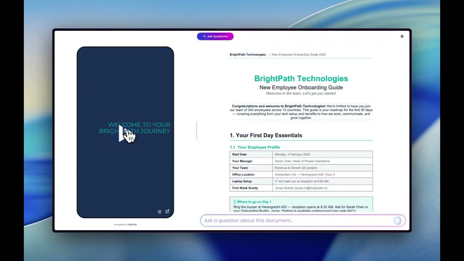 Libertify.com screenshot 1 (video preview)
