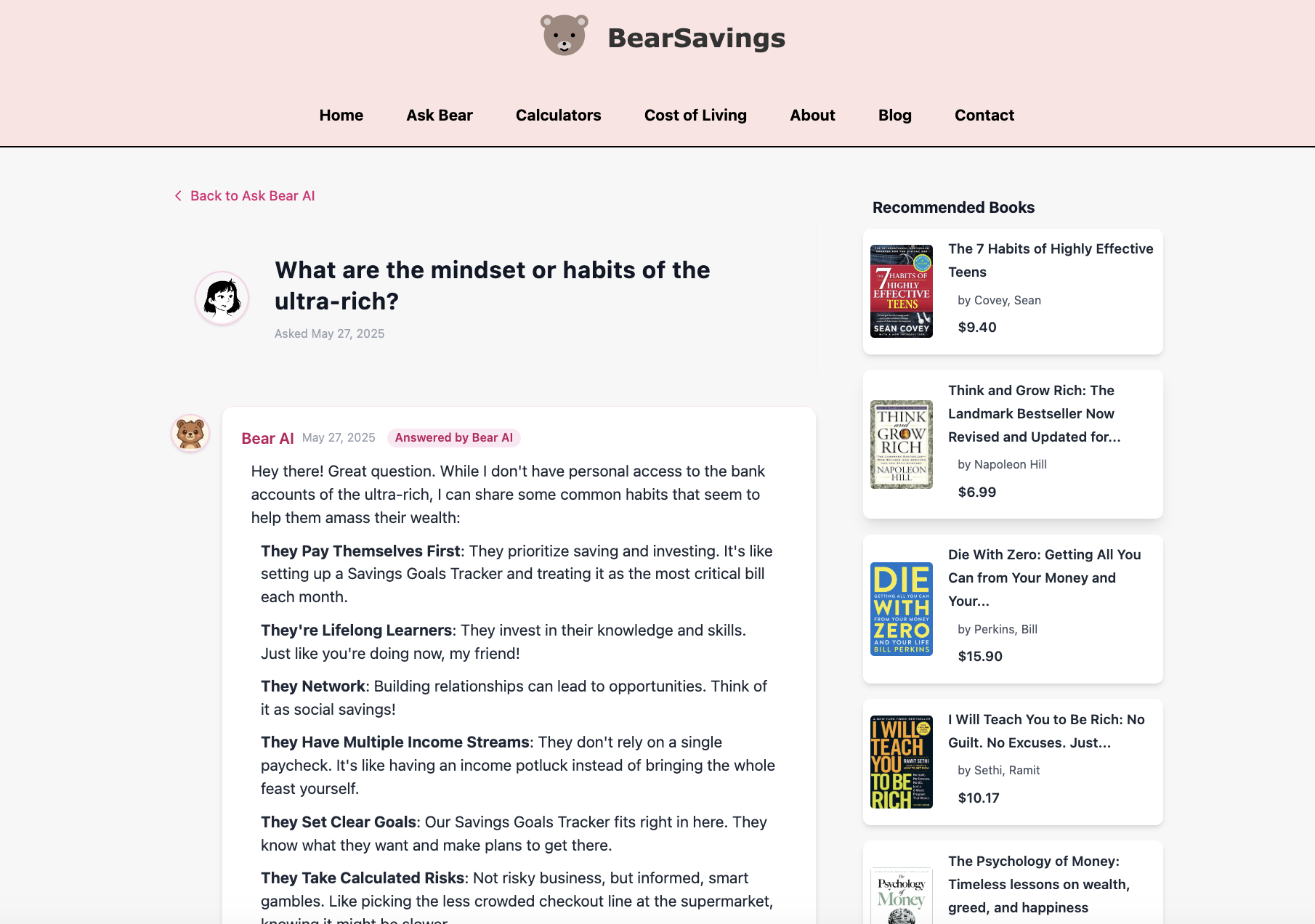 Bearsavings 2.0 - Günlük tasarruf ipuçları, araçlar ve AI ile kişisel finansmanı basitleştirin medya 3