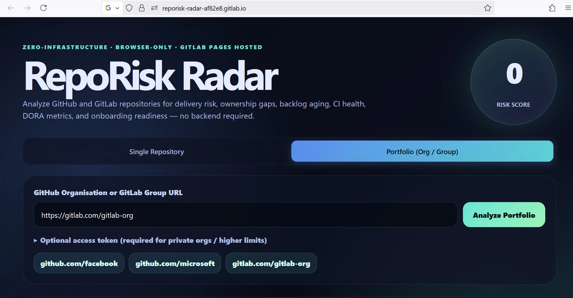 RepoRisk Radar 대표 미리보기