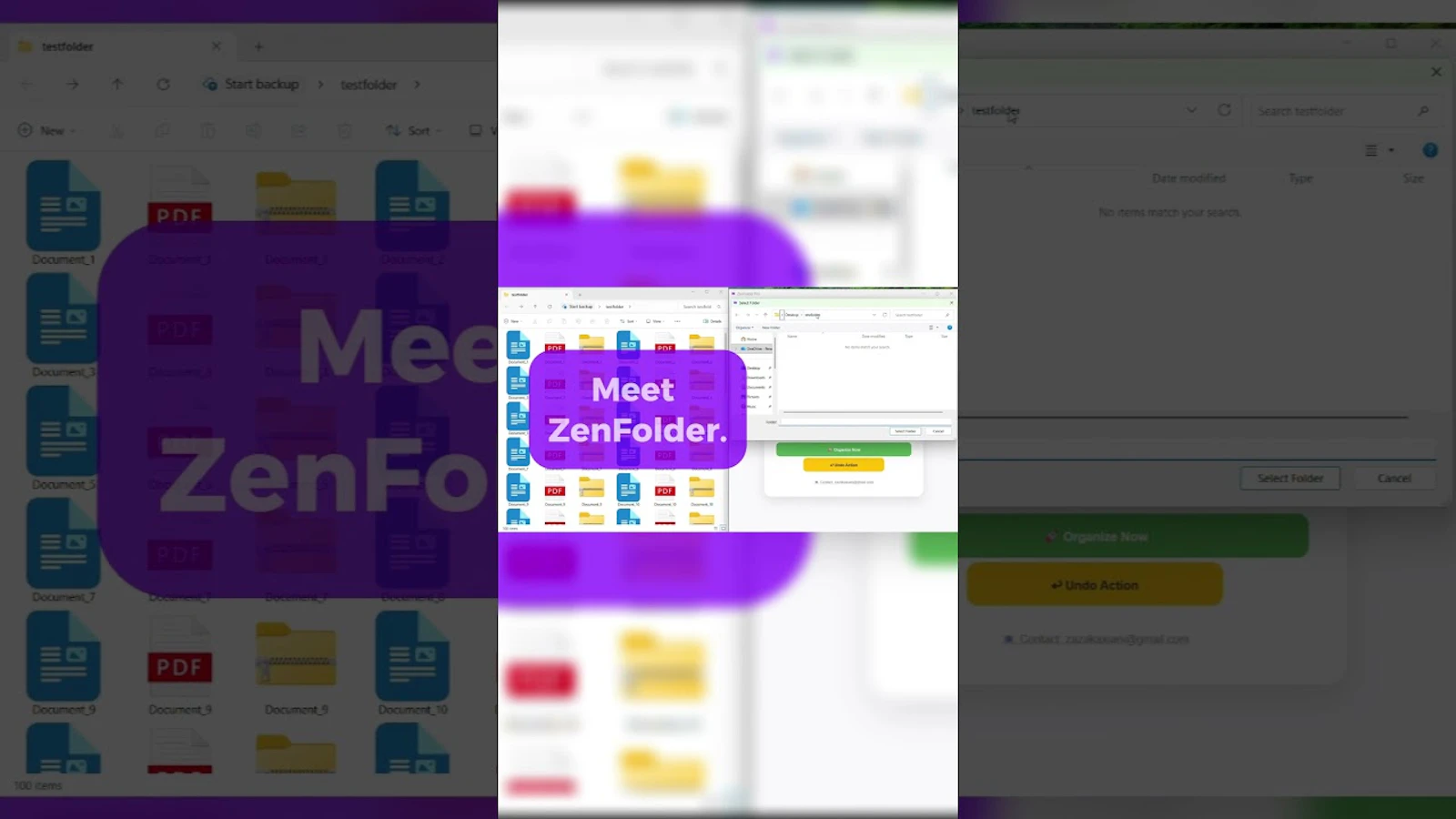 ZenFolder  screenshot 1 (video preview)