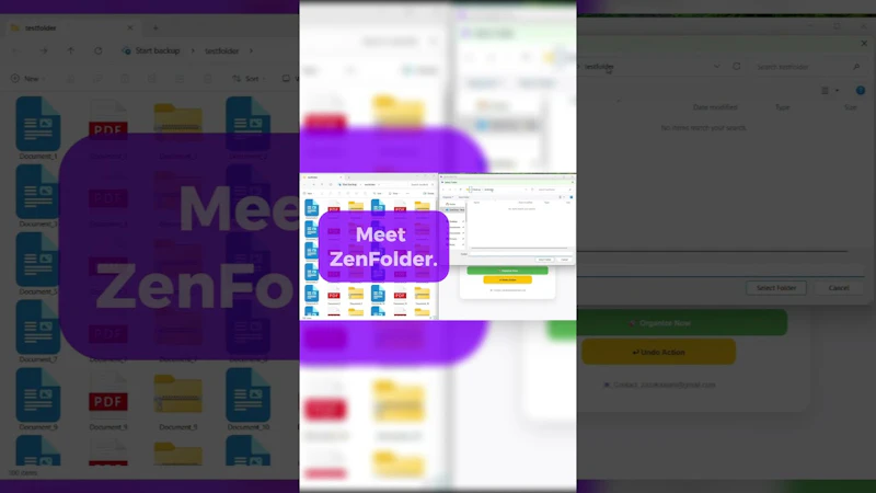 ZenFolder  screenshot 1 (video preview)