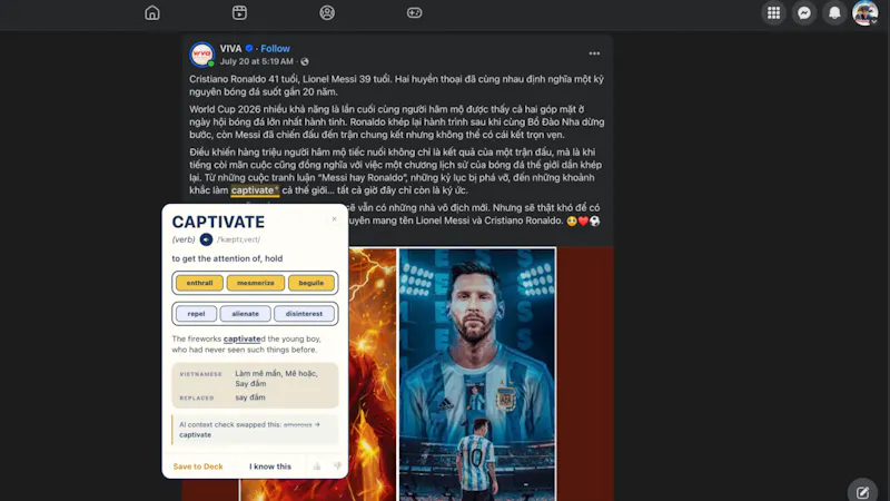 Merid: Learn English as You Browse screenshot 3