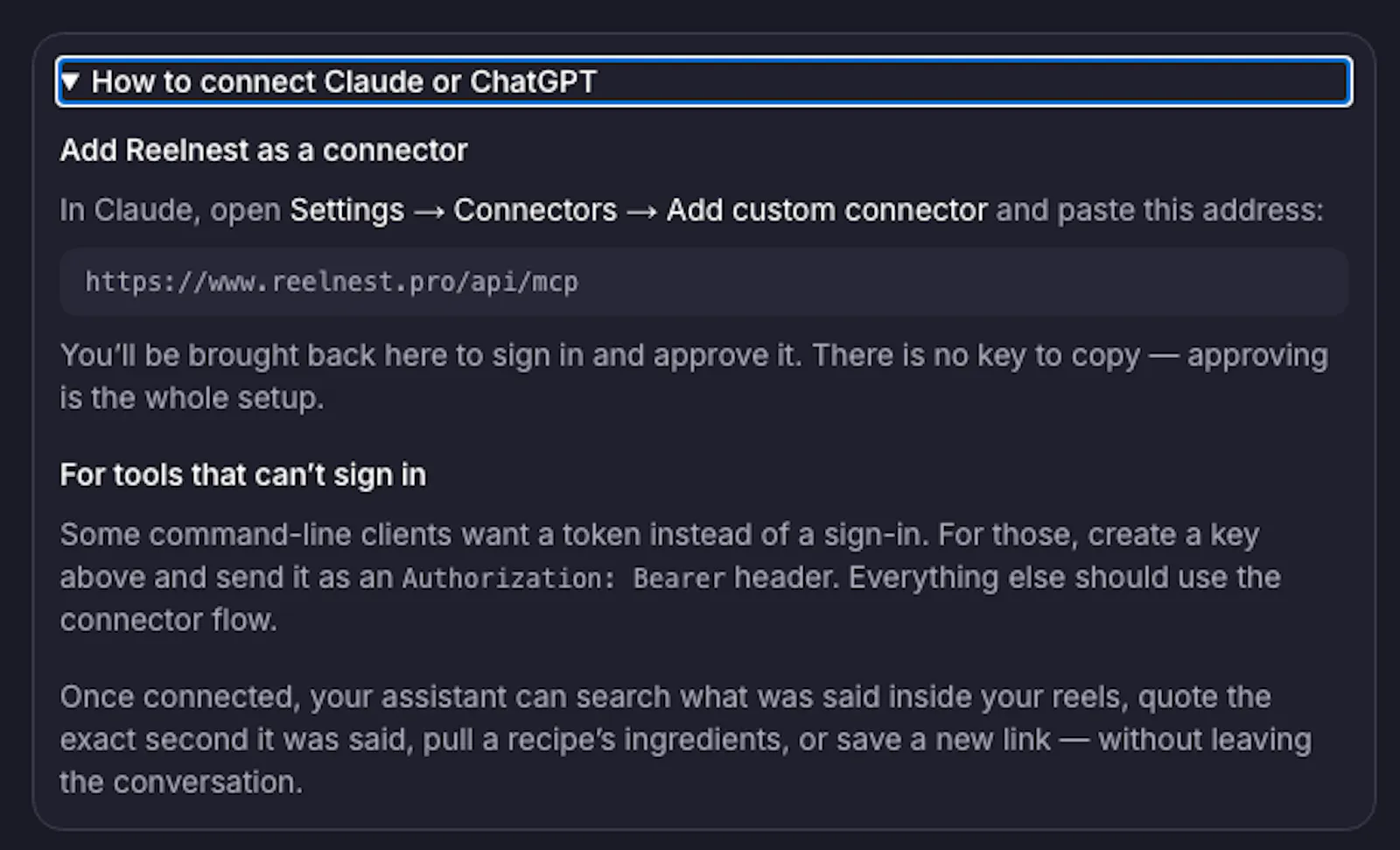 Reelnest screenshot 3