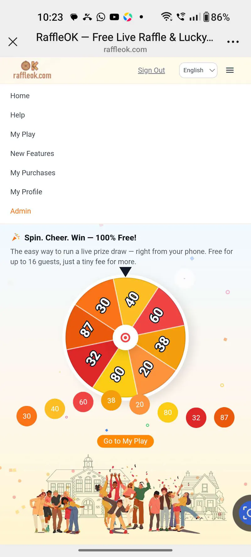 Free live raffle wheel & number draw  screenshot 8