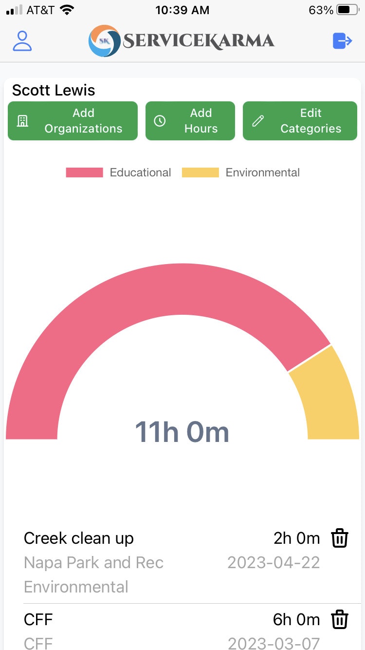 Service Karma app