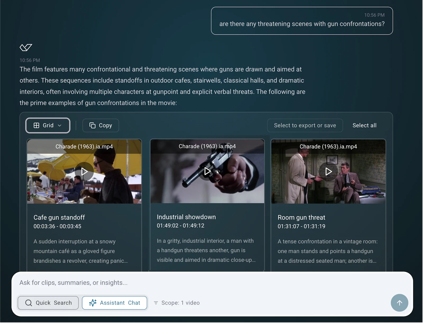Valossa Assistant screenshot 3