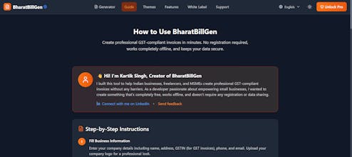 BharatBillGen gallery image