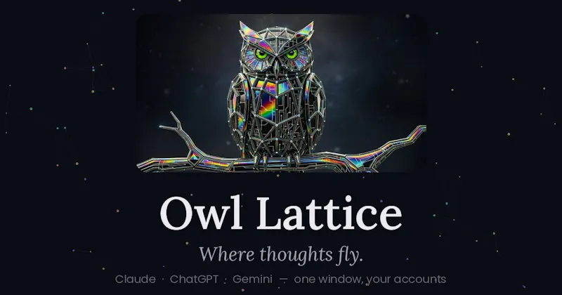 Owl Lattice — Where Thoughts Fly screenshot 1