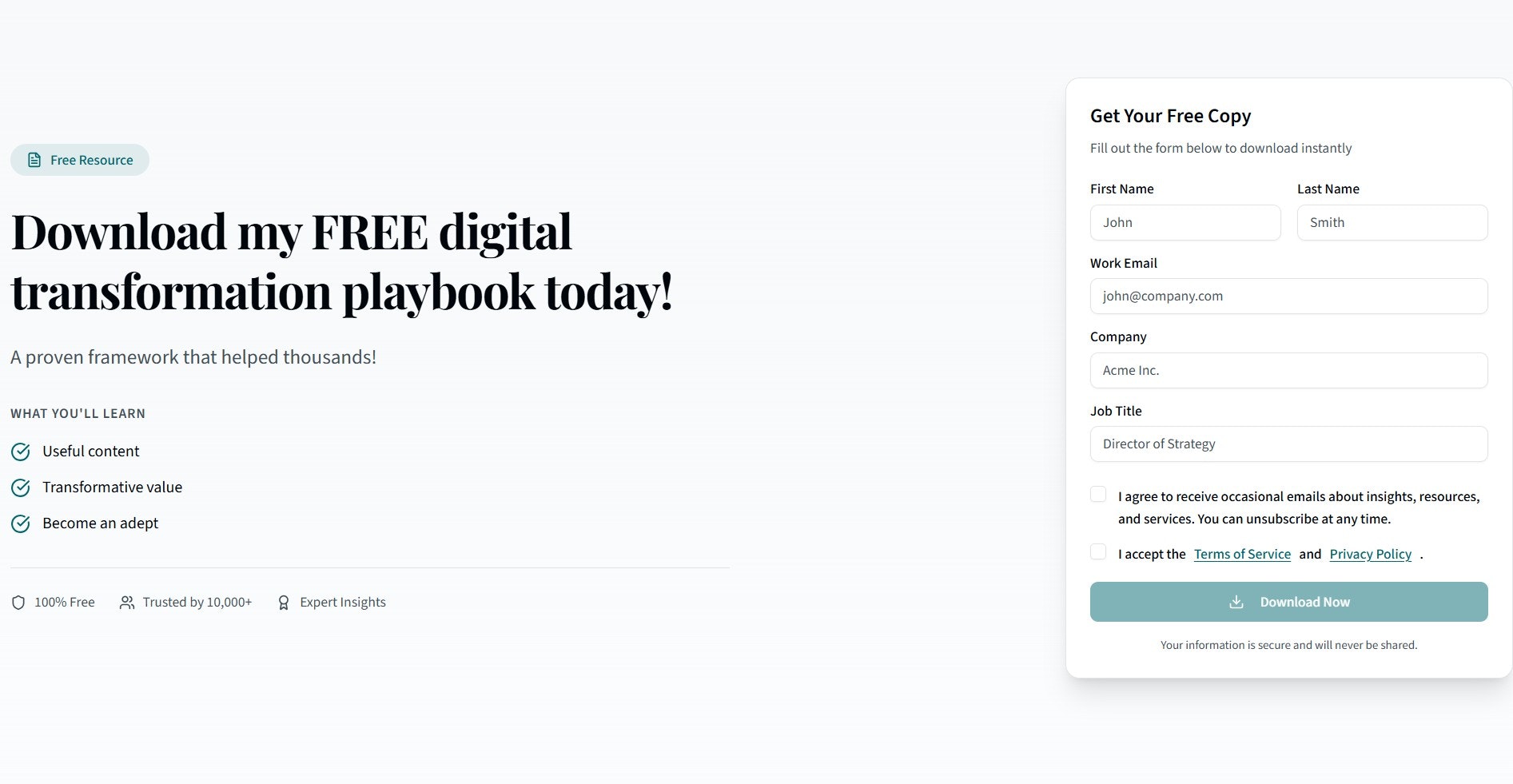 Lead Magnets - Screenshot 2 showing product features and functionality