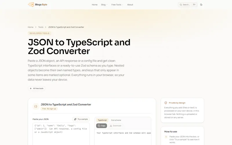 Blogs Byte screenshot 3