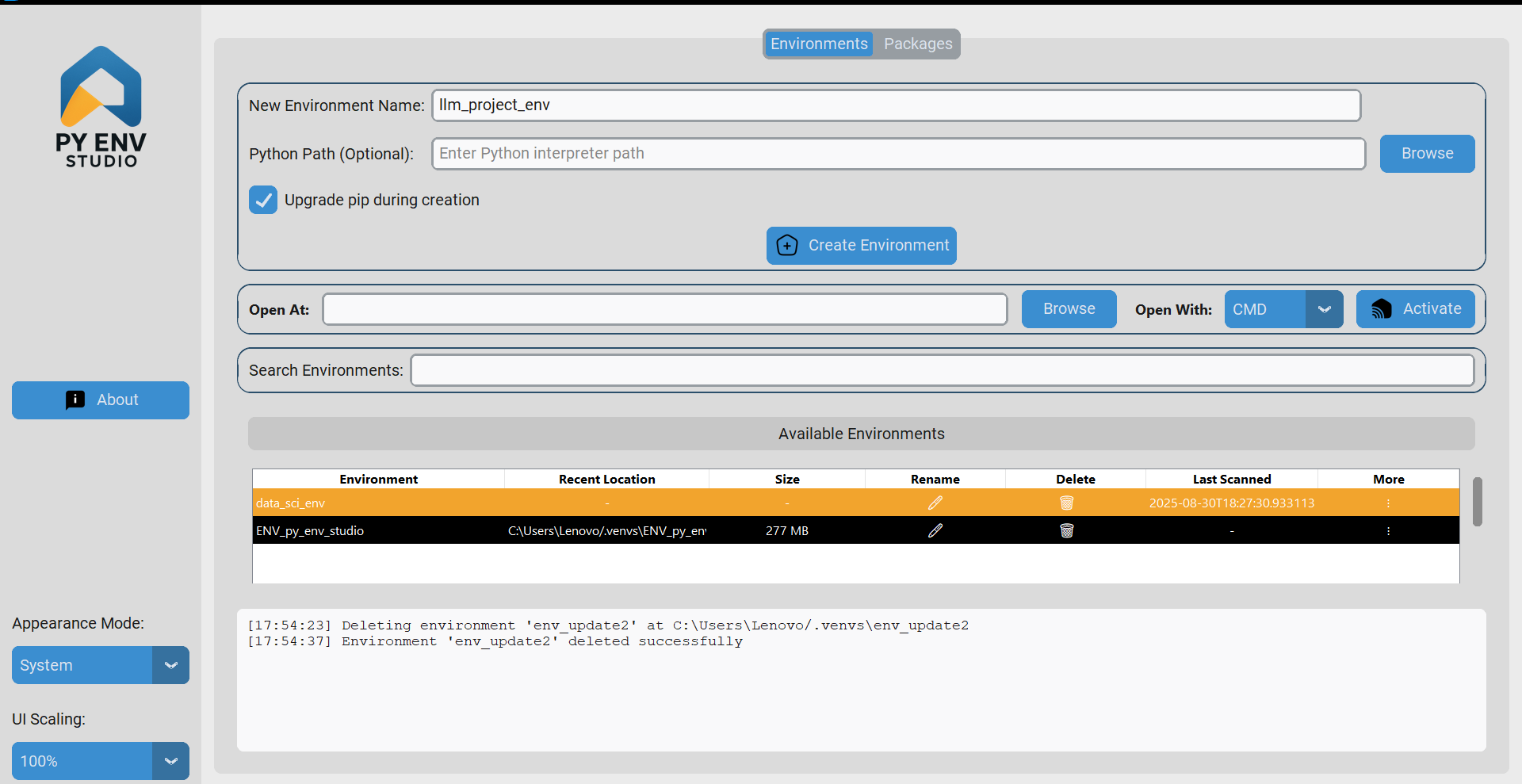 Py Env Studio gallery image