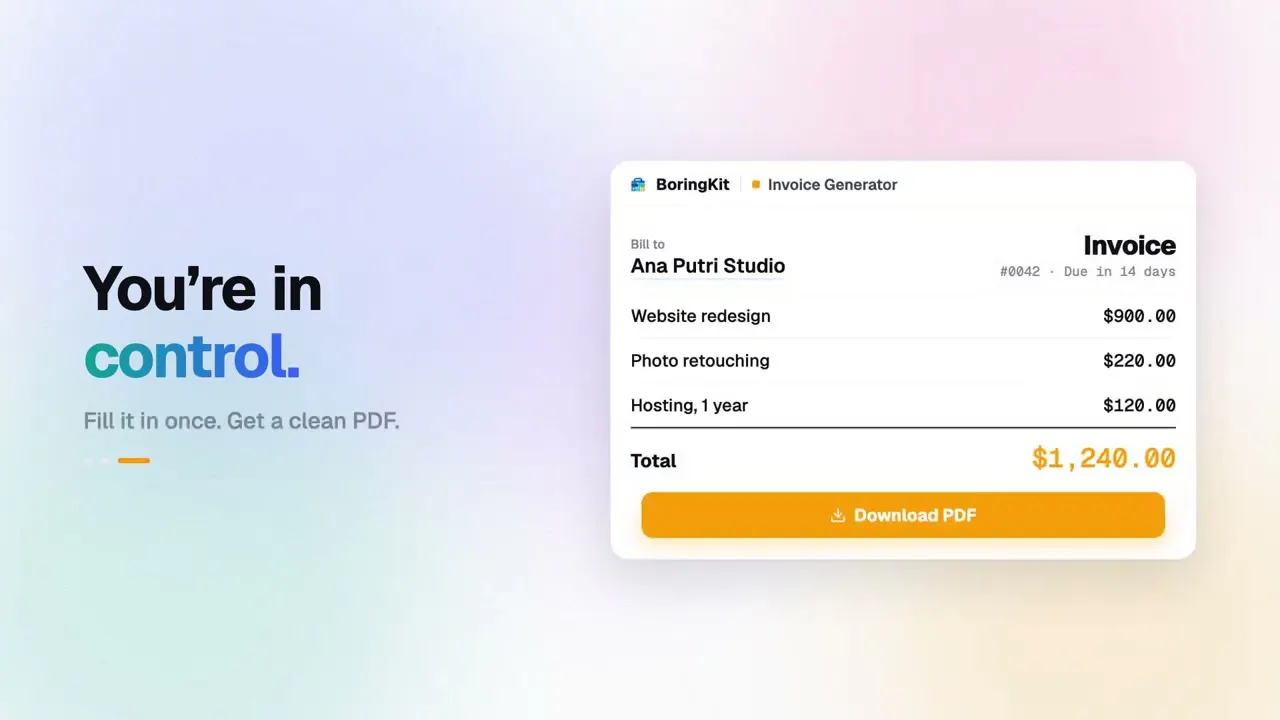 BoringKit gallery image