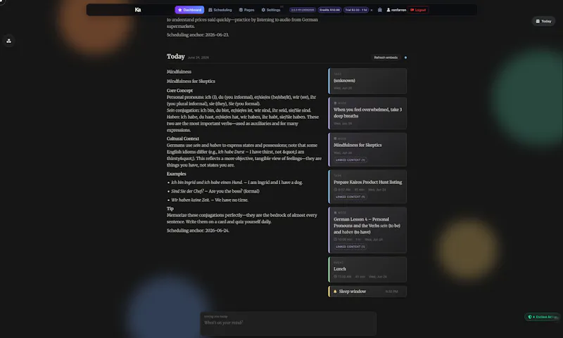 Kairos screenshot 2