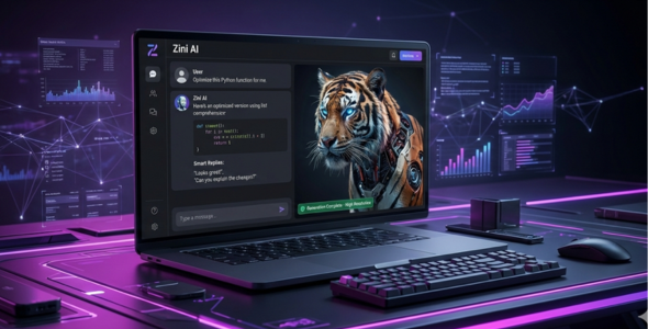 Zini AI - Main product screenshot demonstrating key features and user interface