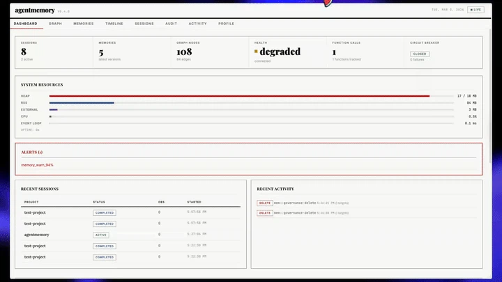 Agentmemory screenshot 2