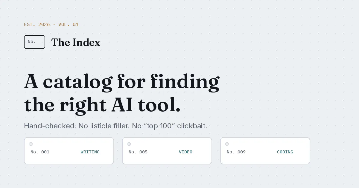 The Index gallery image