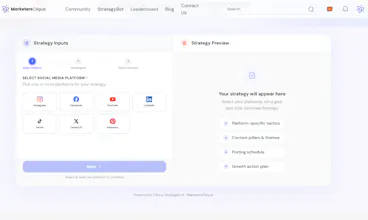 AI Social Media Strategy Builder gallery image