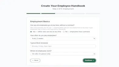 Employee Handbook Generator gallery image